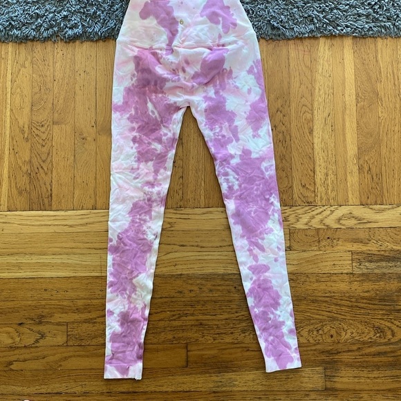 Spiritual Gangster Tie Dye Seamless Purple Leggings Size XS/S - Picture 5 of 13